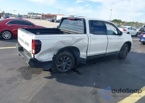 2024 Honda Ridgeline Sport из США, поврежденный, VIN 5FPYK3F12RB017239